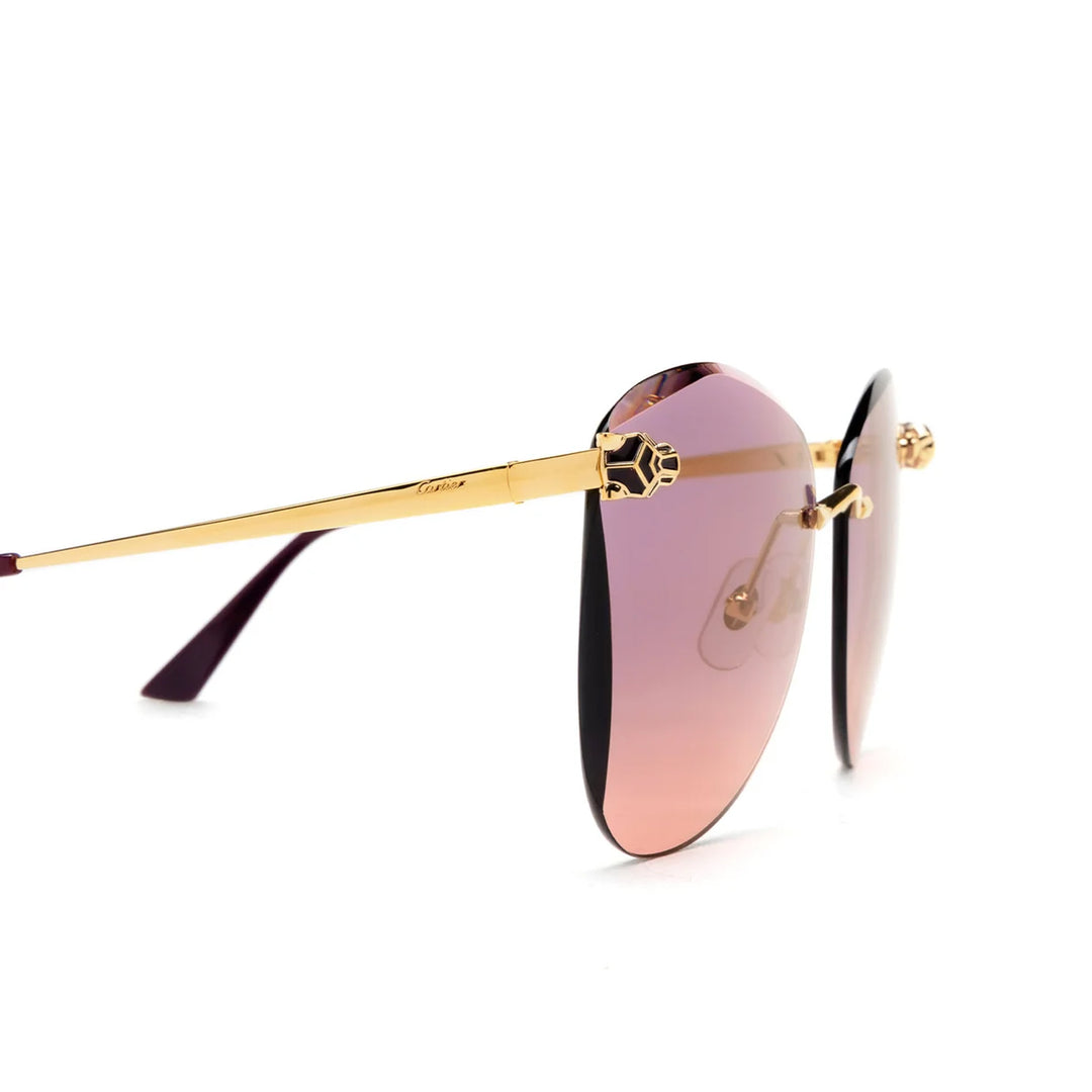 Cartier Butterfly Frameless Sunglasses