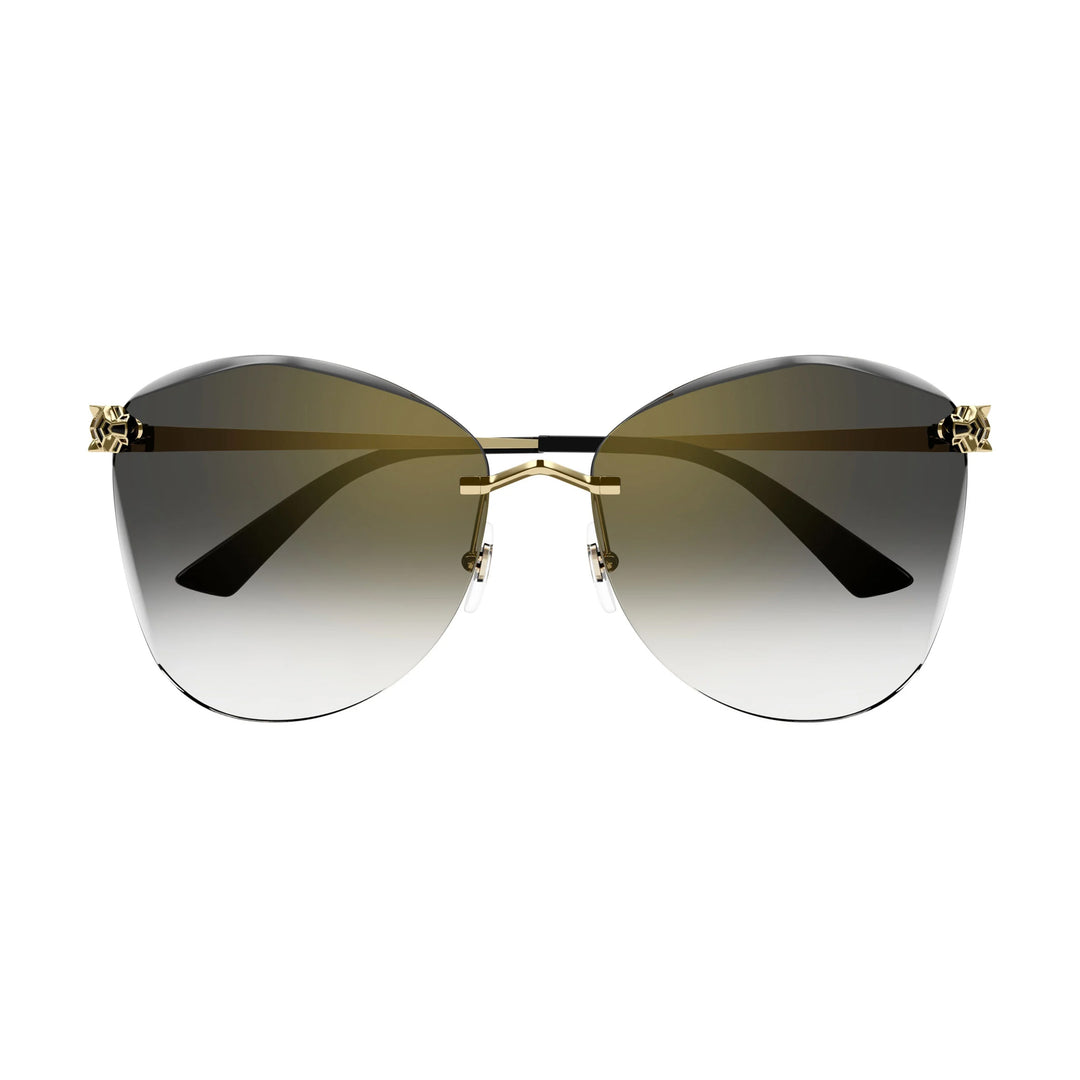 Cartier Butterfly Frameless Sunglasses