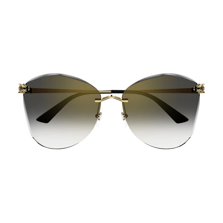 Cartier Butterfly Frameless Sunglasses