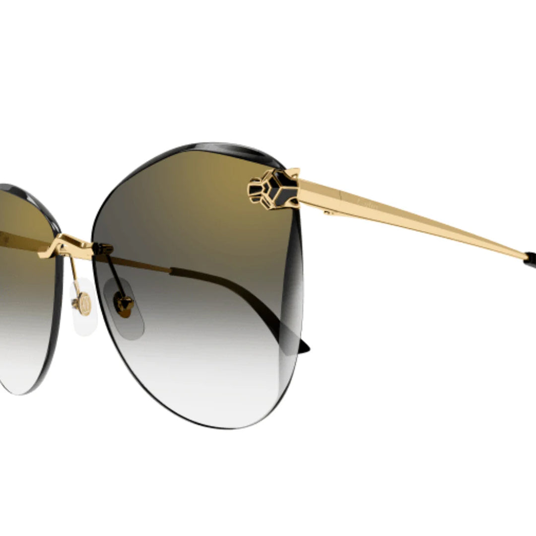 Cartier Butterfly Frameless Sunglasses