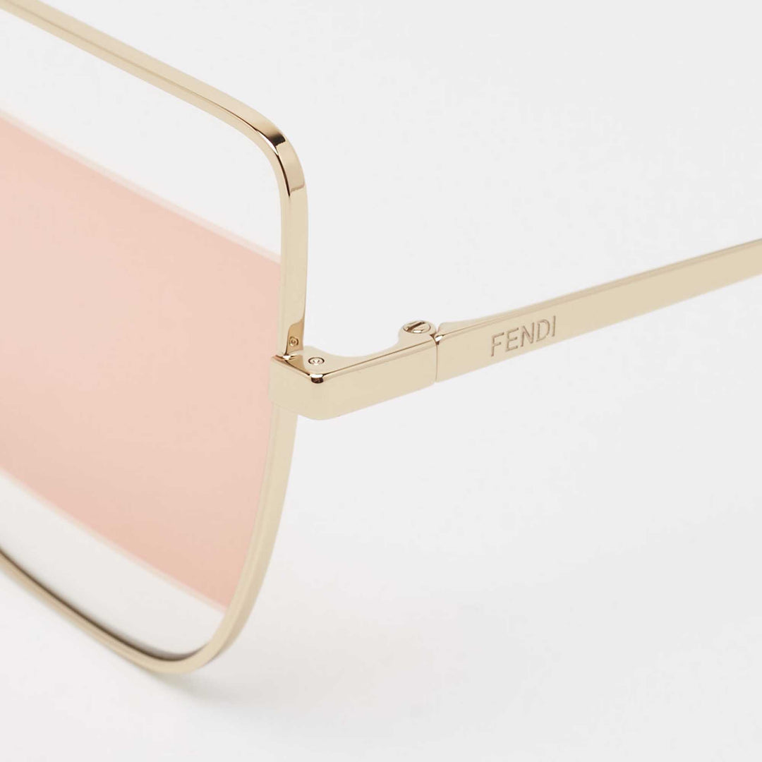 Fendi Eyewear Butterfly Frame Sunglasses